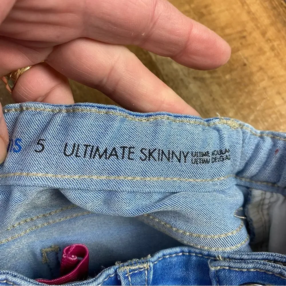 Calvin Klein Ultimate Skinny Jeans Size 5 Toddler Adjustable Waist